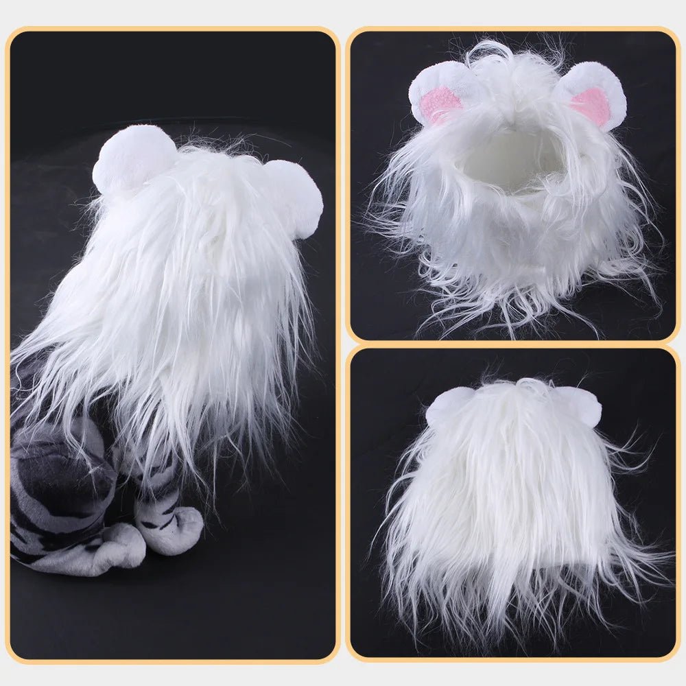 Lion Headgear Pet Halloween Costume - Cake Pops Parties