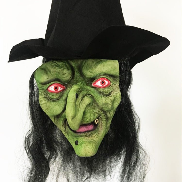 Long Hair Grimace Witch Mask - Cake Pops Parties