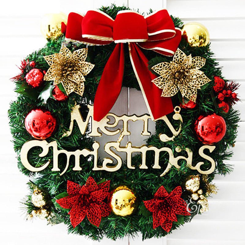 Luxurious Christmas PVC Wreath - Cake Pops Parties