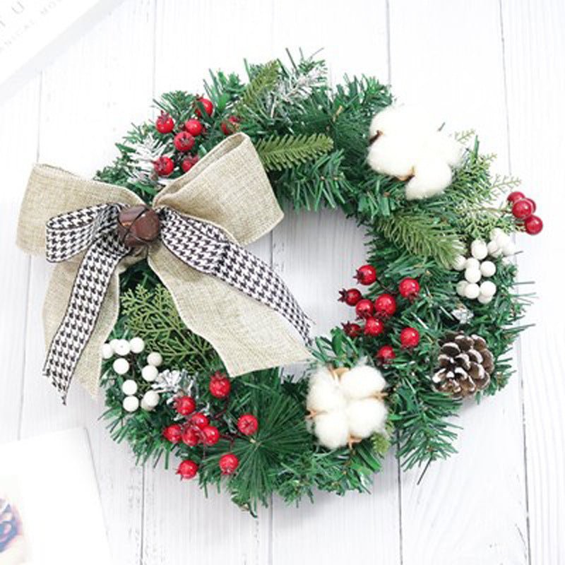 Luxurious Christmas PVC Wreath - Cake Pops Parties