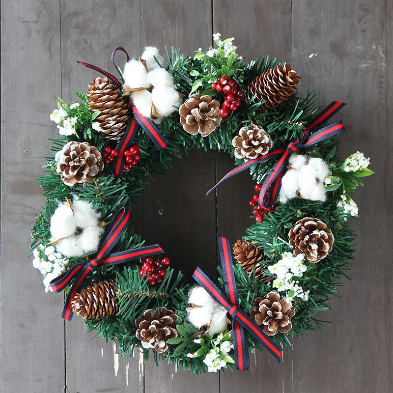 Luxurious Christmas PVC Wreath - Cake Pops Parties
