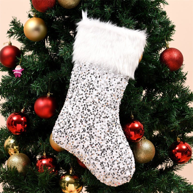 Luxurious Sequin Christmas Stockings - Cake Pops Parties