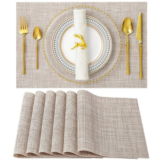 Luxury Bamboo Weaving Placemats Set - Cake Pops Parties