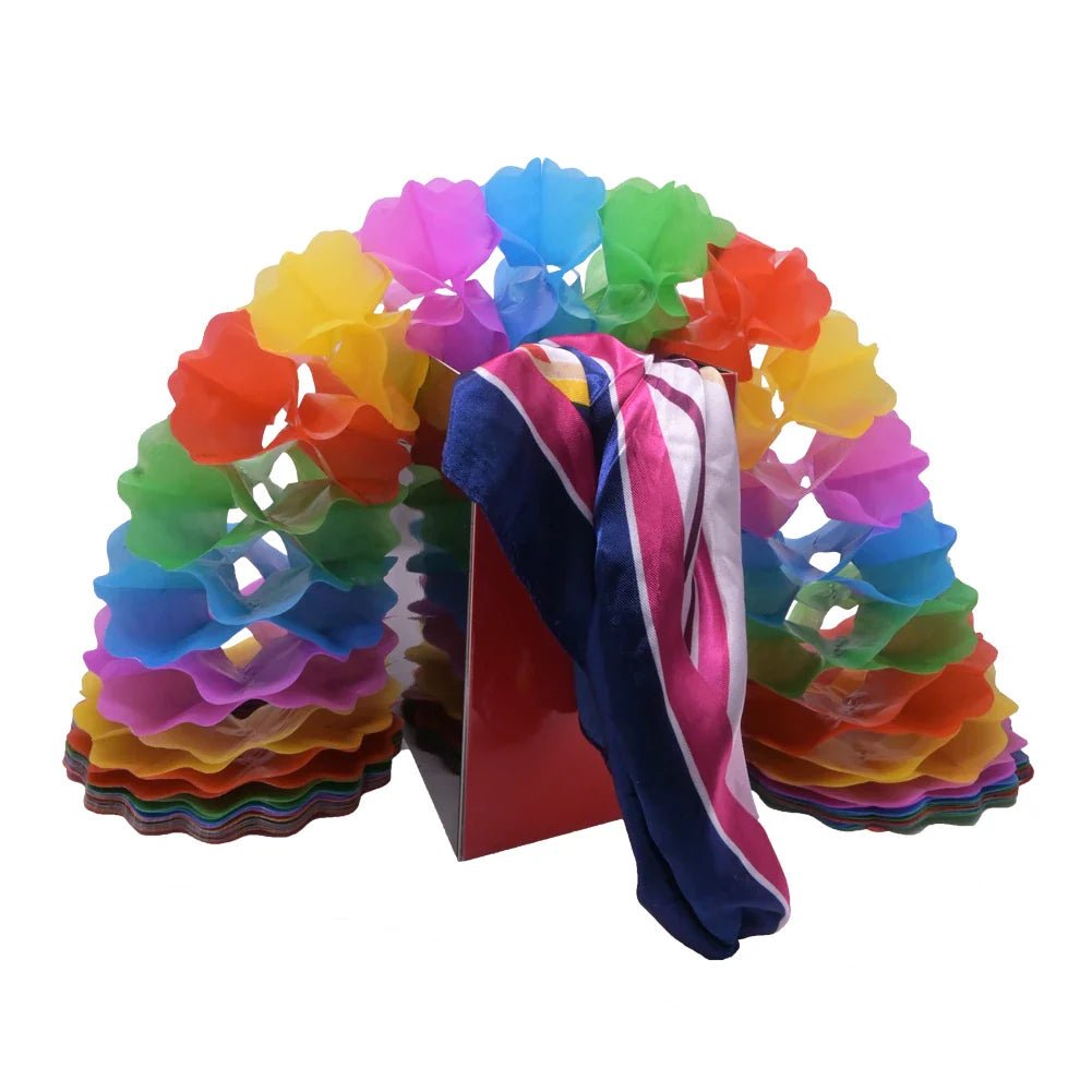 Magic Tricks Box with Flower, Scarves & Tutorial - Cake Pops Parties