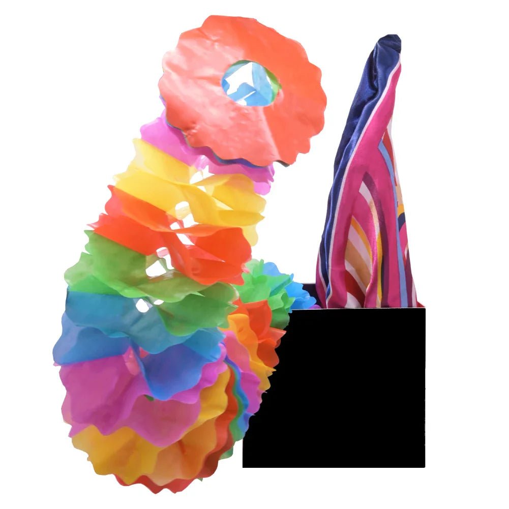 Magic Tricks Box with Flower, Scarves & Tutorial - Cake Pops Parties