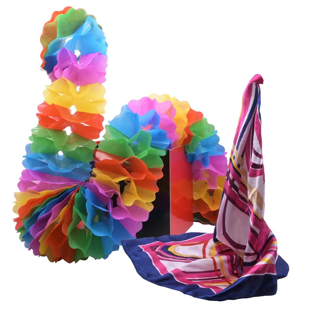 Magic Tricks Box with Flower, Scarves & Tutorial - Cake Pops Parties