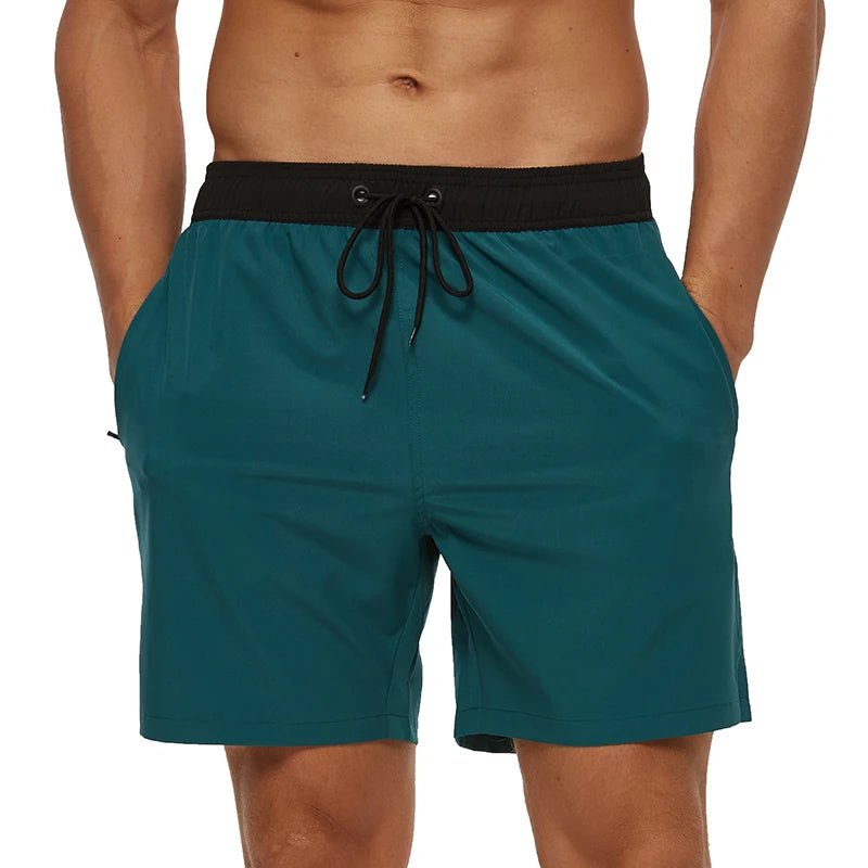 Men’s Fashion Sport Swim Trunks with Mesh Liner, Pockets & Elastic Waist - Cake Pops Parties