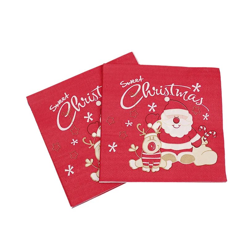 Merry Christmas Napkin Set - Cake Pops Parties
