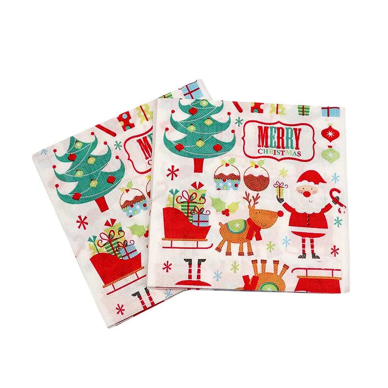 Merry Christmas Napkin Set - Cake Pops Parties