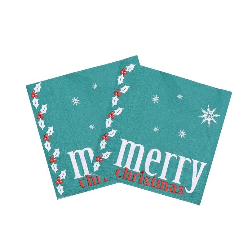 Merry Christmas Napkin Set - Cake Pops Parties