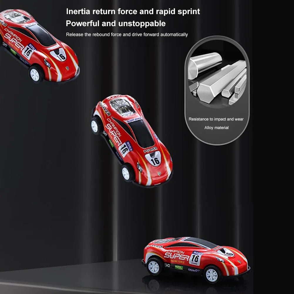 Mini Alloy Car Model Set with Storage Box - Cake Pops Parties