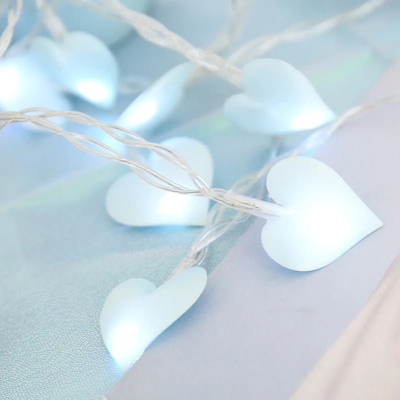 Pink Love Heart Wedding String Lights - Cake Pops Parties
