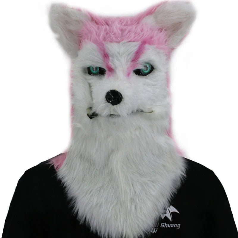 Plush Animal Head Mask Halloween Costume - Cake Pops Parties