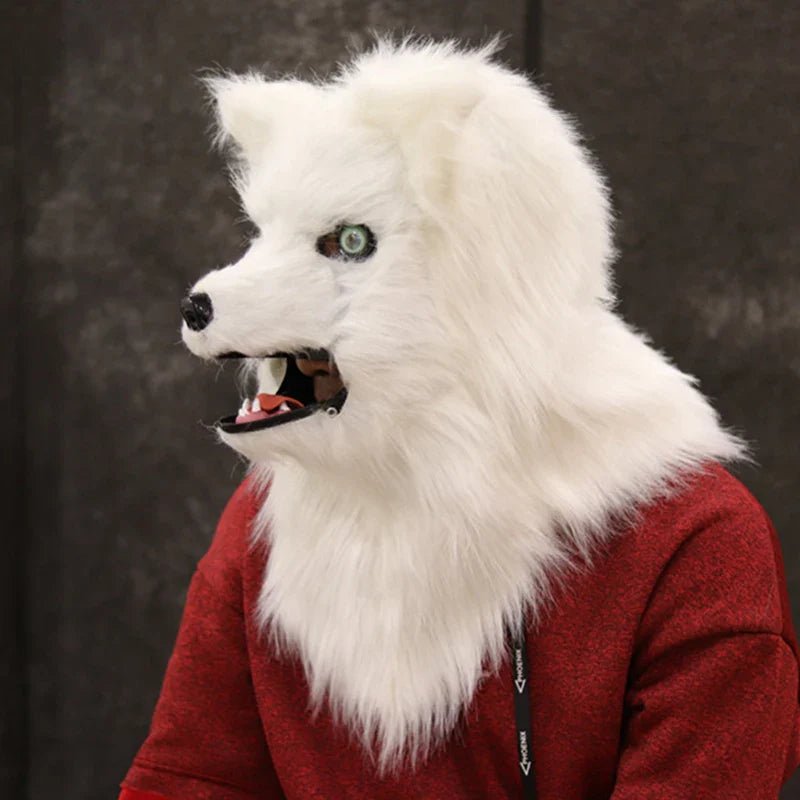 Plush Animal Head Mask Halloween Costume - Cake Pops Parties
