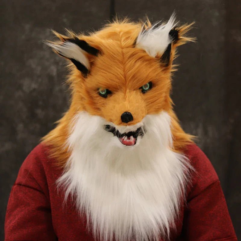 Plush Animal Head Mask Halloween Costume - Cake Pops Parties