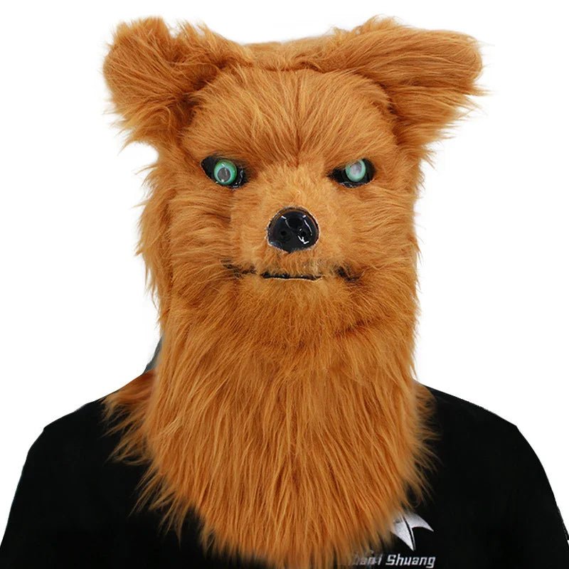 Plush Animal Head Mask Halloween Costume - Cake Pops Parties