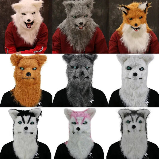 Plush Animal Head Mask Halloween Costume - Cake Pops Parties