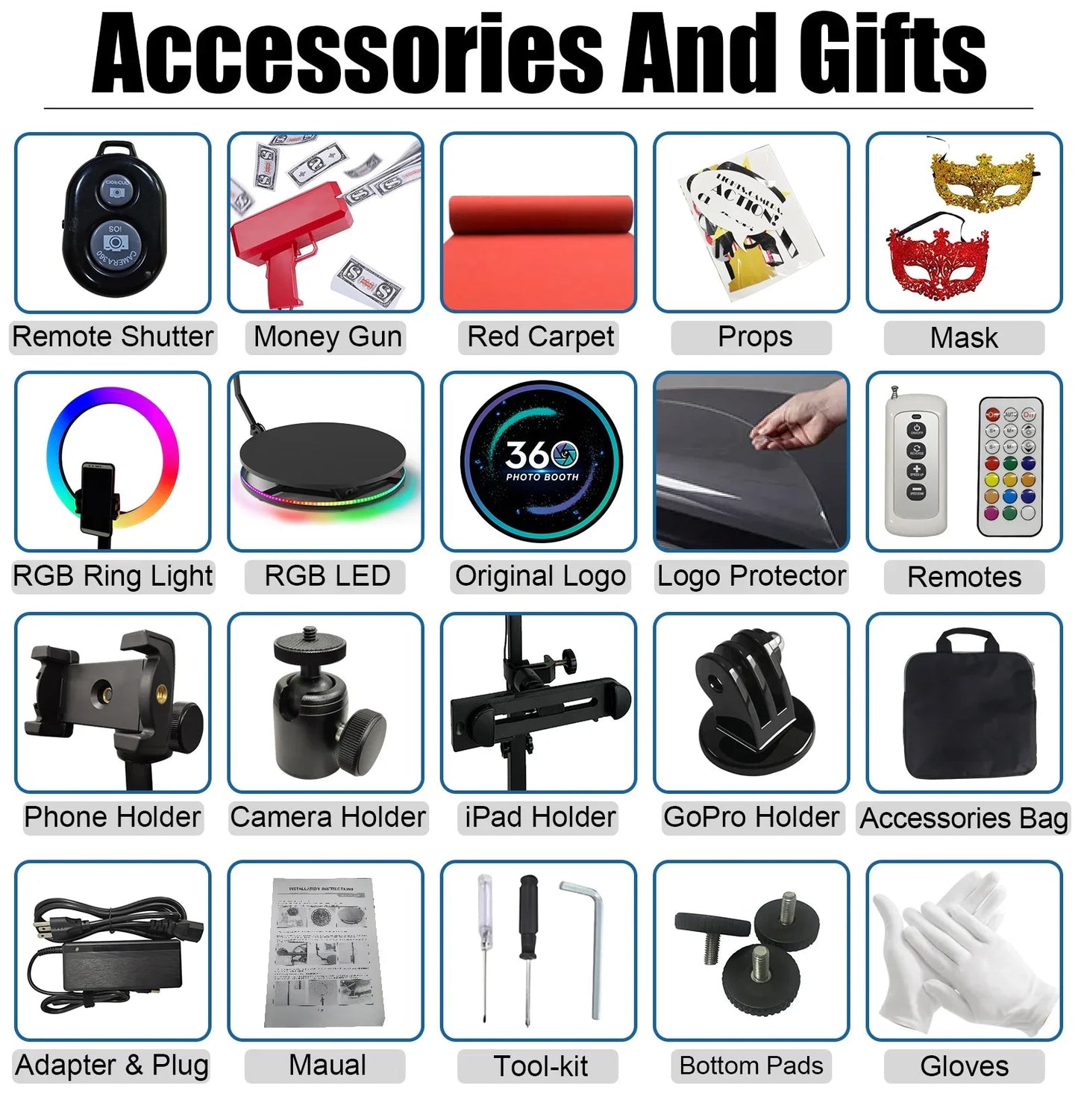 Portable 360 Photo Booth Rotating Machine - Cake Pops Parties