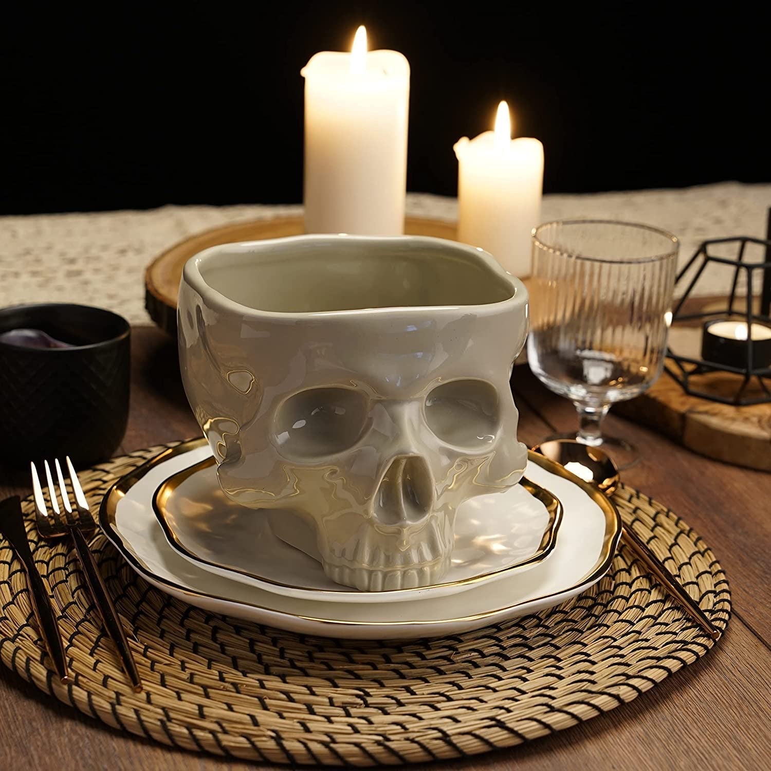 Premium Skull Noodle Bowl Set - Cake Pops Parties