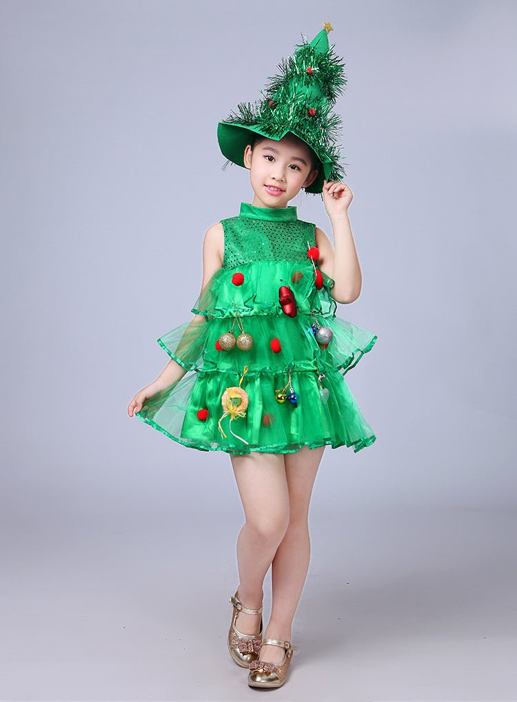 Princess Christmas Tree Dance Costume - Cake Pops Parties