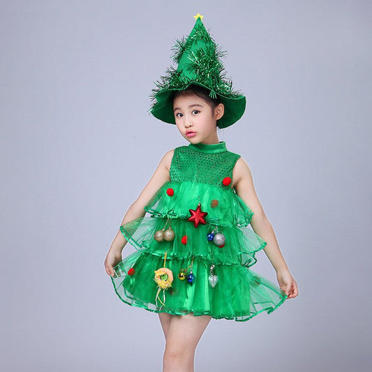 Princess Christmas Tree Dance Costume - Cake Pops Parties
