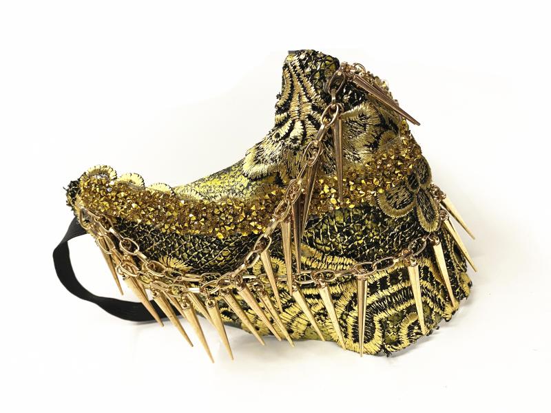 Punk Rivets Halloween Mask - Cake Pops Parties