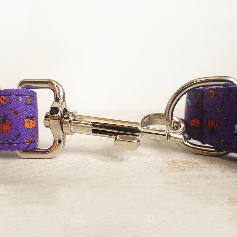 Purple Halloween Pet Set Dog Collar - Cake Pops Parties