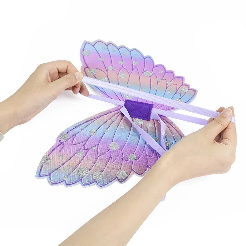 Rainbow Fairy Wings Set for Baby Girls - Cake Pops Parties