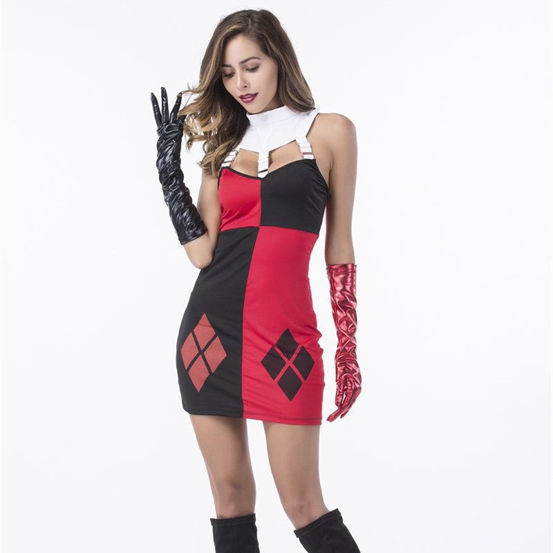 Red Black Clown Halloween Costume - Cake Pops Parties