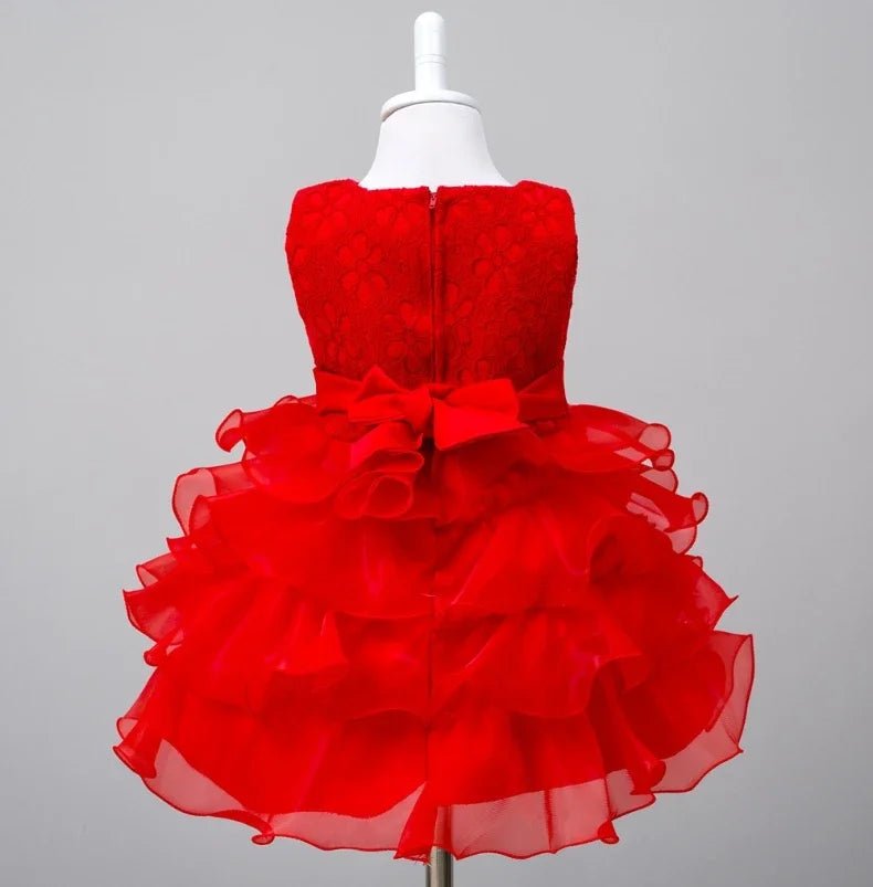 Red Princess Party Dress - Cake Pops Parties