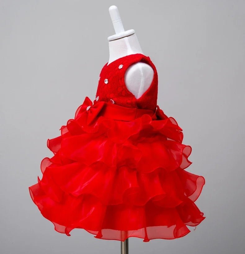 Red Princess Party Dress - Cake Pops Parties