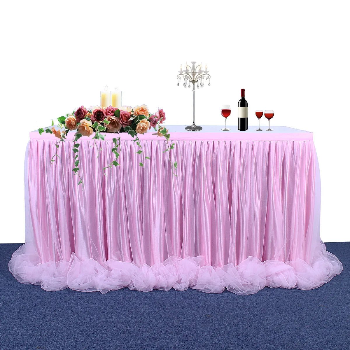 Romantic Tulle Table Skirt - Cake Pops Parties