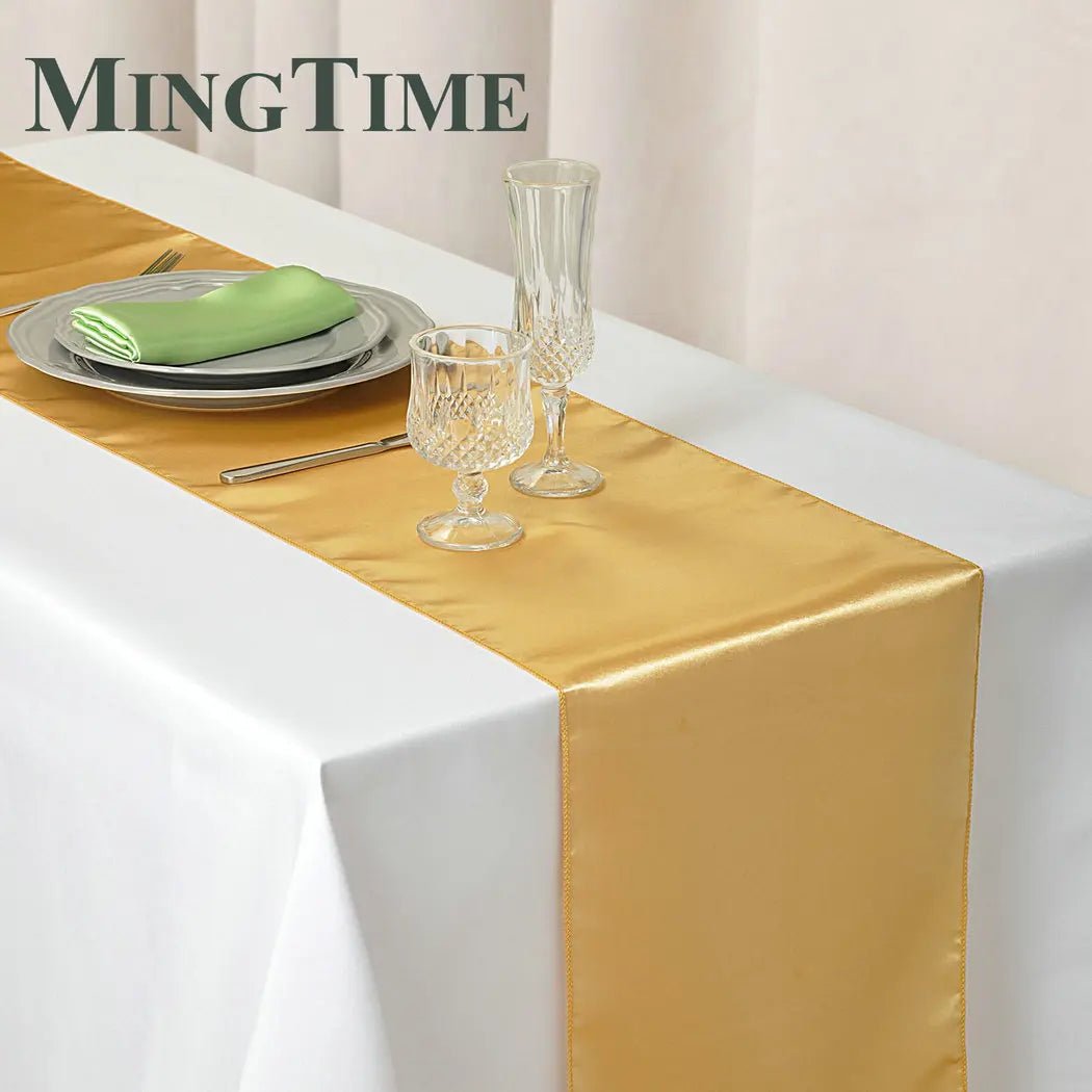 Satin Table Runner 30cm X 275cm - Wedding Party Essential - Cake Pops Parties