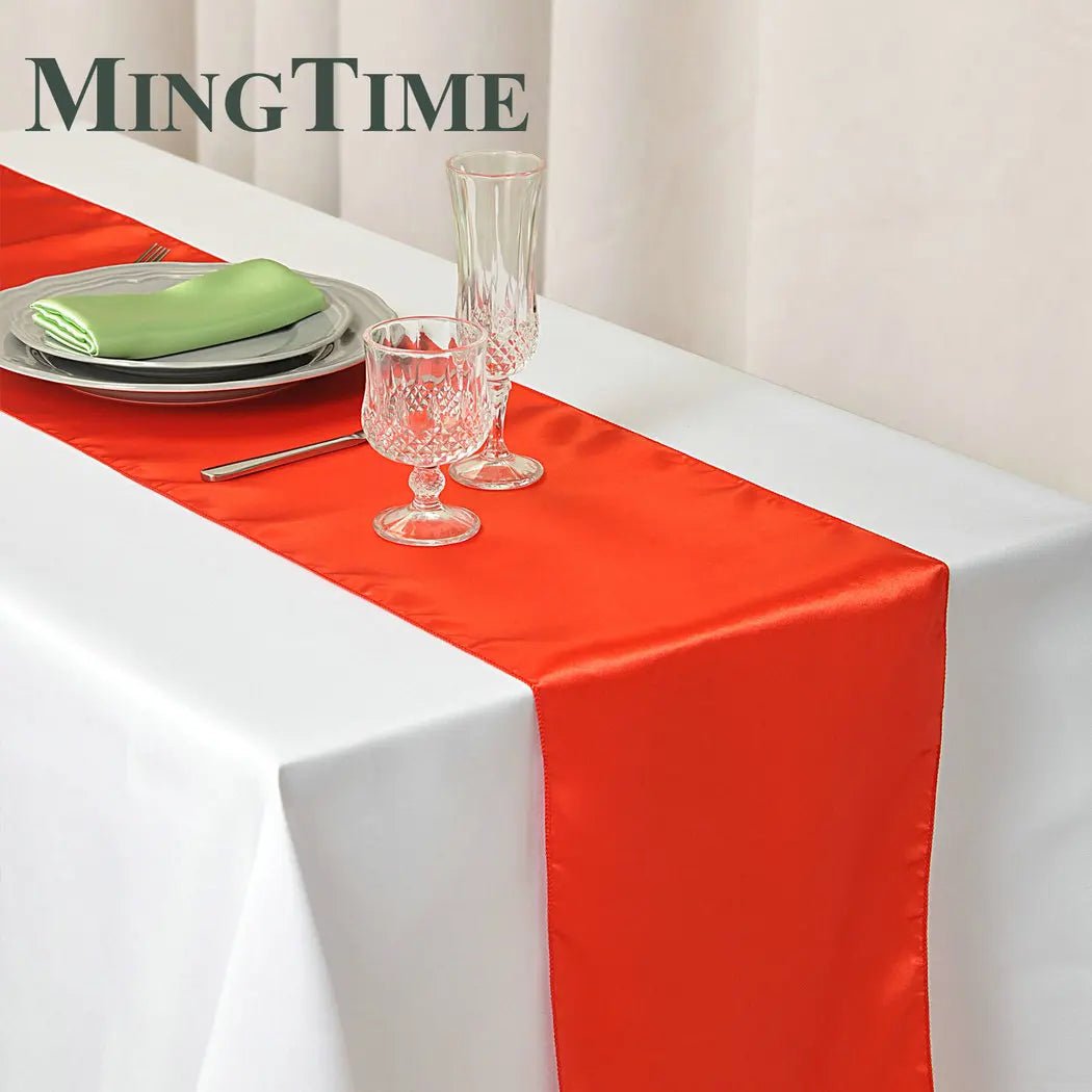 Satin Table Runner 30cm X 275cm - Wedding Party Essential - Cake Pops Parties