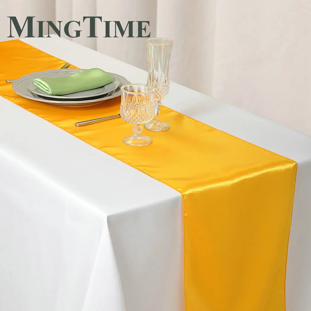 Satin Table Runner 30cm X 275cm - Wedding Party Essential - Cake Pops Parties