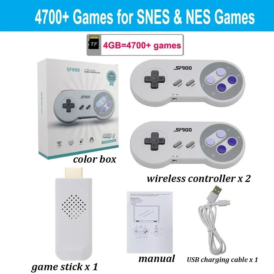SF900 Retro Game Console with 4700 Games - Cake Pops Parties