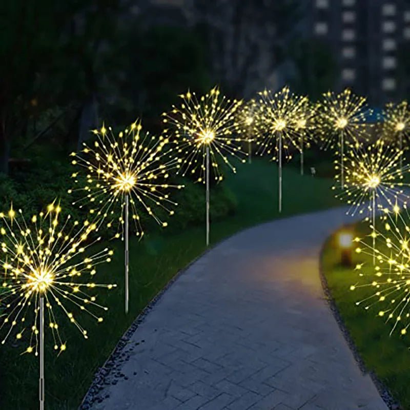 Solar Firework Lights - Garden Fairy Decoration - Cake Pops Parties