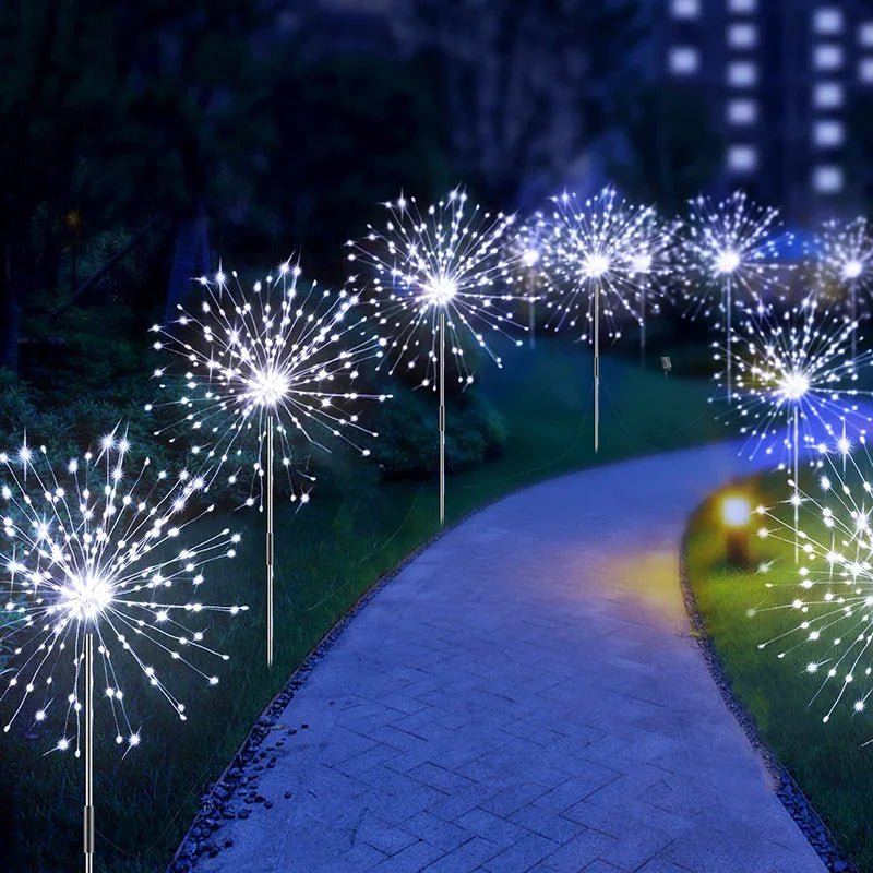 Solar Firework Lights - Garden Fairy Decoration - Cake Pops Parties