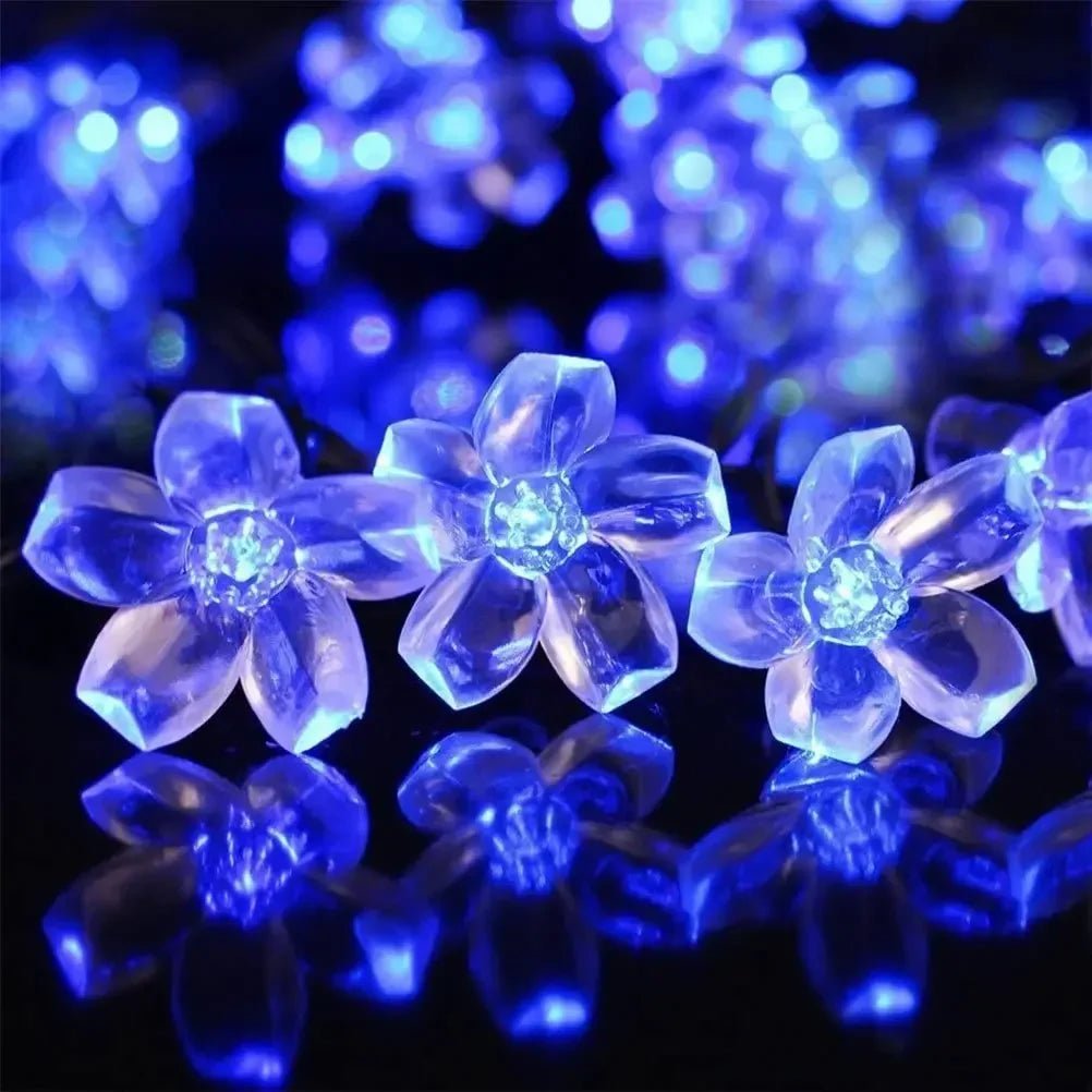 Solar Garden String Lights LED Blossom Festoon - Cake Pops Parties
