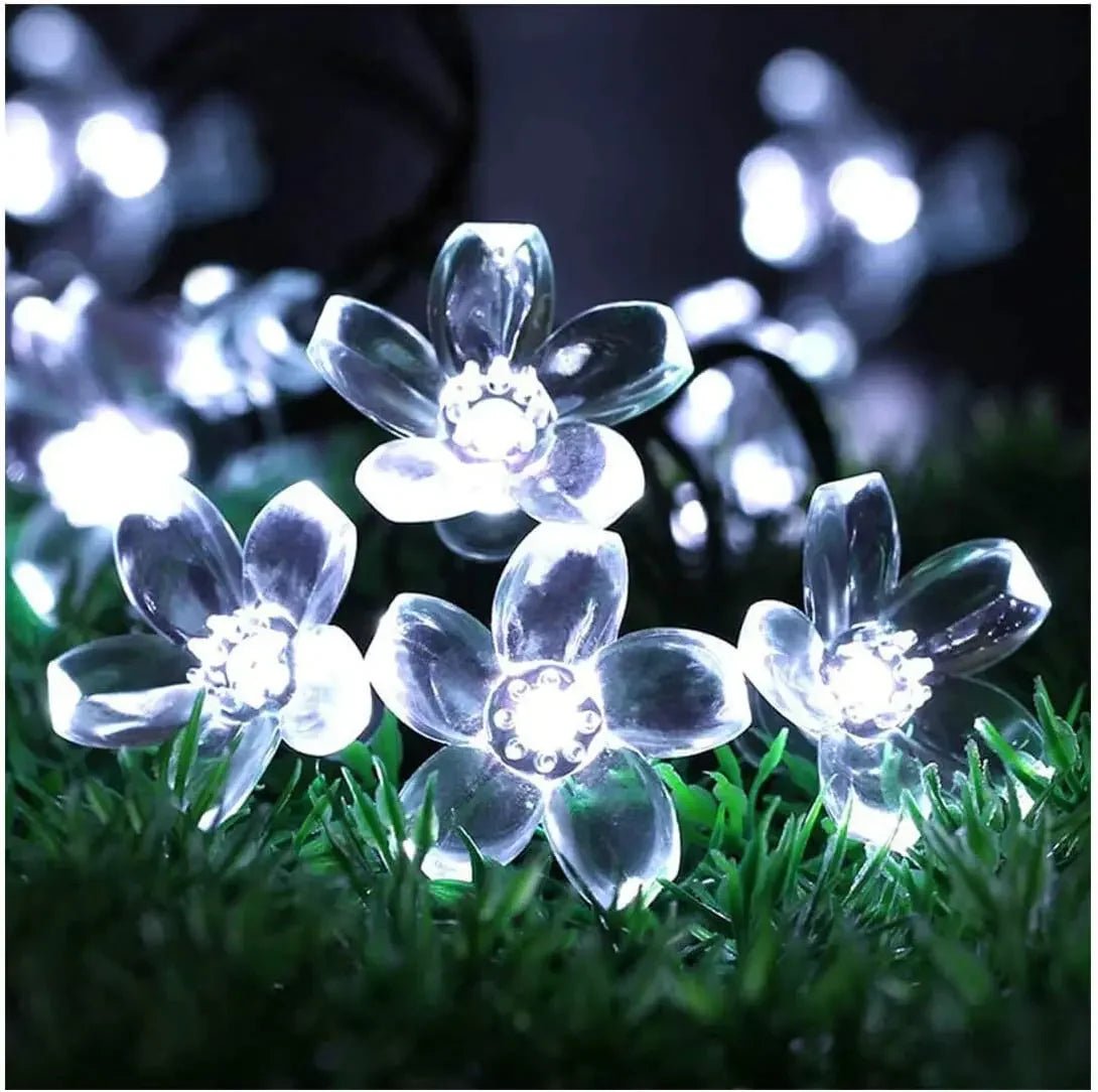 Solar Garden String Lights LED Blossom Festoon - Cake Pops Parties