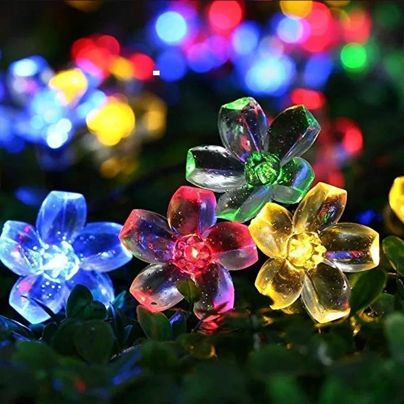 Solar Garden String Lights LED Blossom Festoon - Cake Pops Parties
