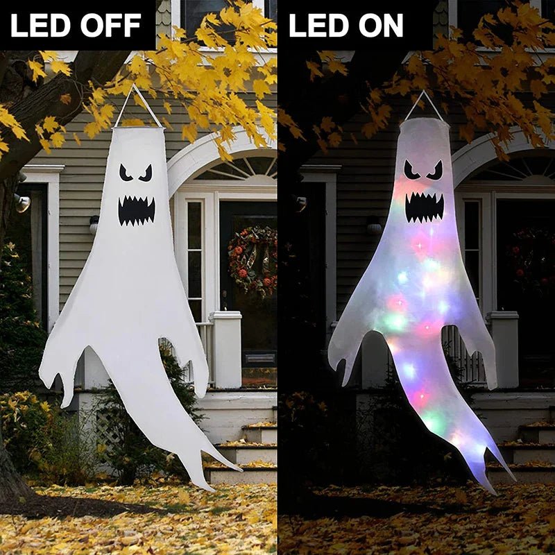 Spooky Hanging Ghost LED Light - Cake Pops Parties