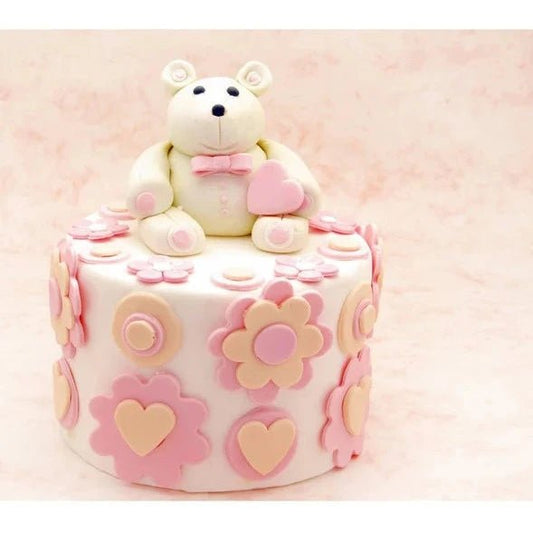 Teddy Bear Celebration Cake - Cake Pops Parties