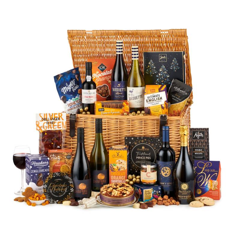 The Magical Wonder Hamper: Luxury Christmas Food & Wine Gift Basket - Cake Pops Parties