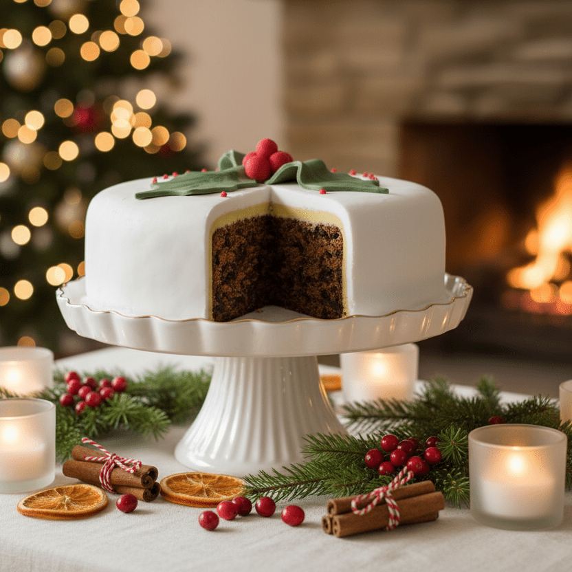 Traditional Christmas Fruit Cake - Cake Pops Parties