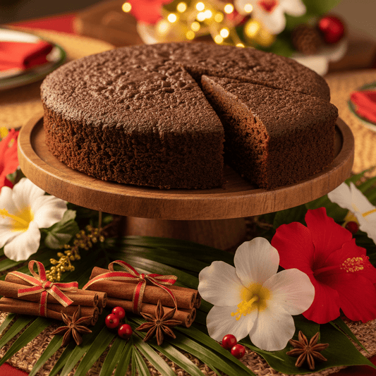 Traditional Christmas Jamaican Rum Fruit Cake Un - iced - Cake Pops Parties