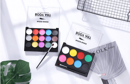 Vibrant Water - Based Face Paint Set - Cake Pops Parties