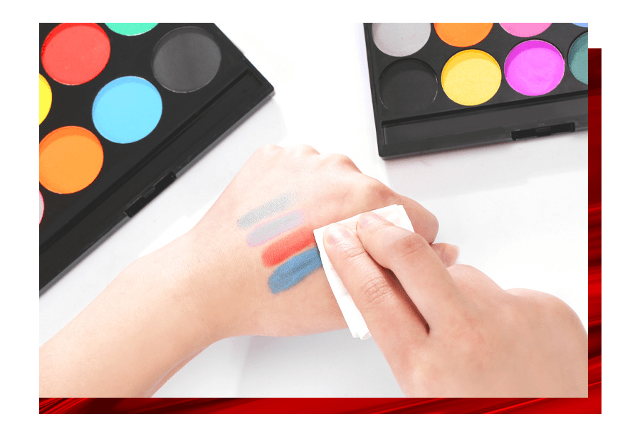 Vibrant Water - Based Face Paint Set - Cake Pops Parties