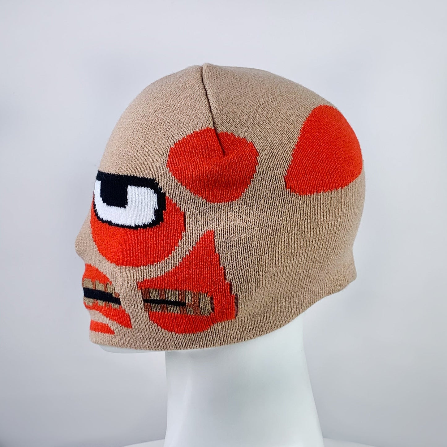 Warm Halloween Ghost Knitted Hat - Cake Pops Parties