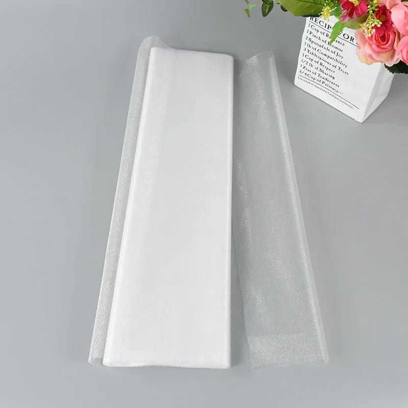 Wedding Decoration Tulle Roll - Crystal Organza Sheer Fabric - Cake Pops Parties